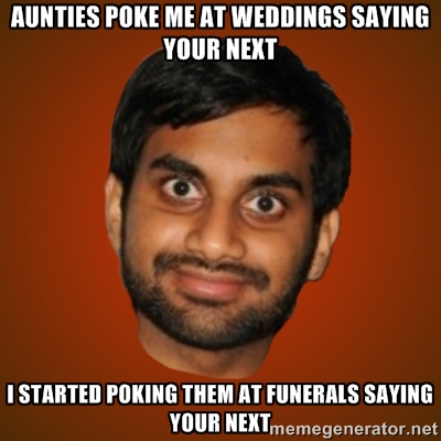 Aunties at weddings
